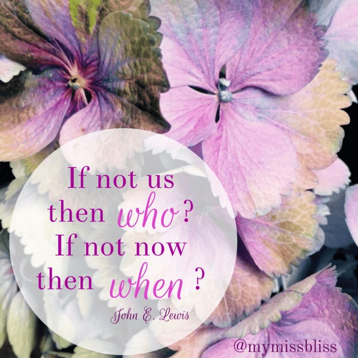 quote on flower image